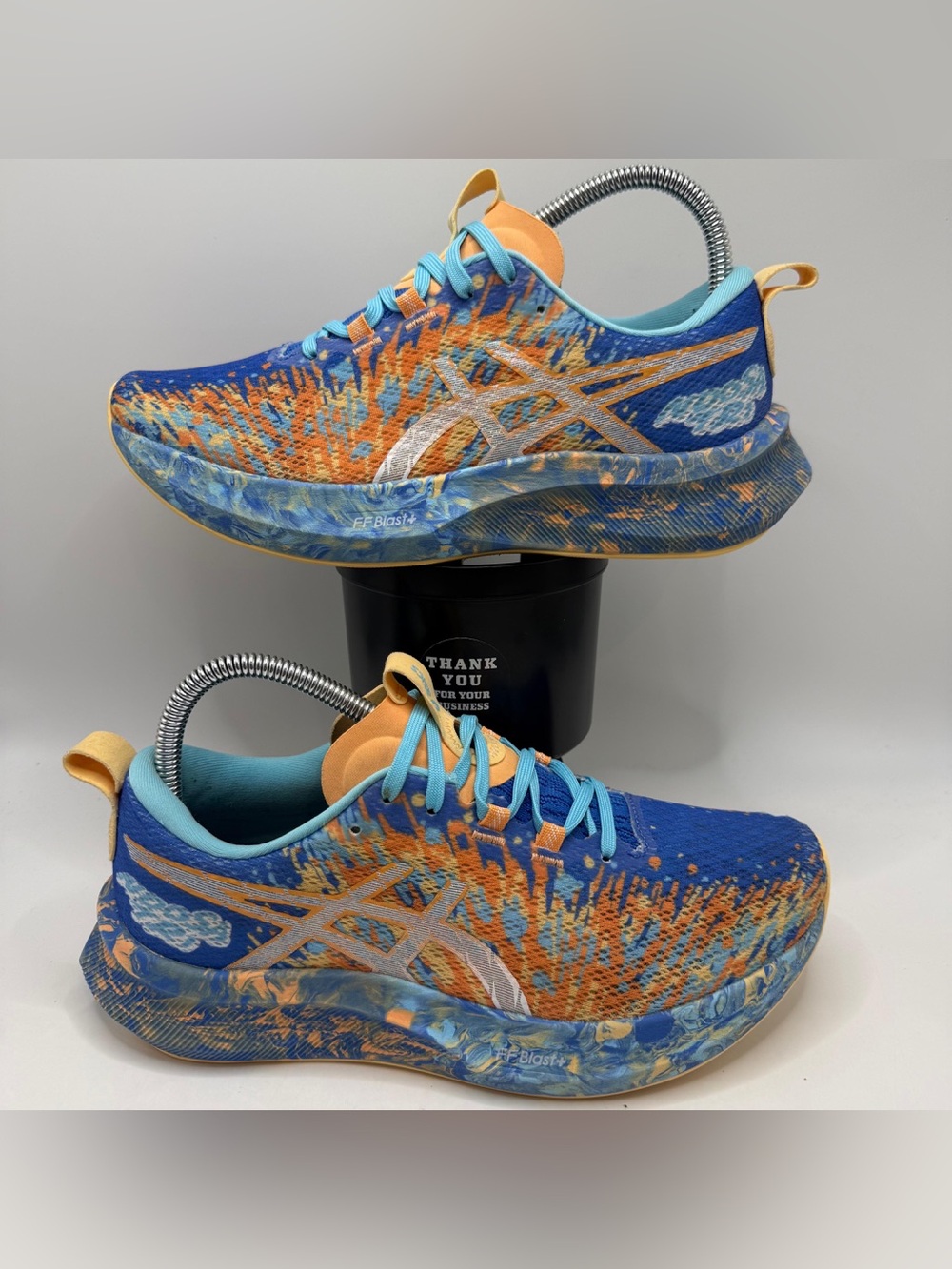 ASICS Noosa Tri 16 Women’s 8.5 Blue Orange Running Shoes 1012B675-400